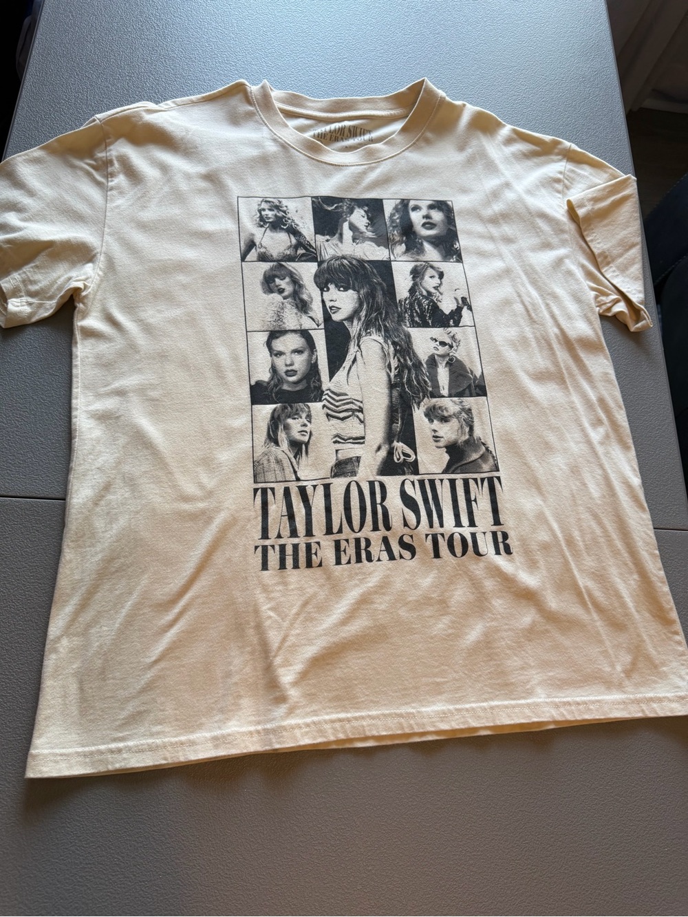 Taylor Swift The Eras Tour Graphic Tee - Cream size x L
